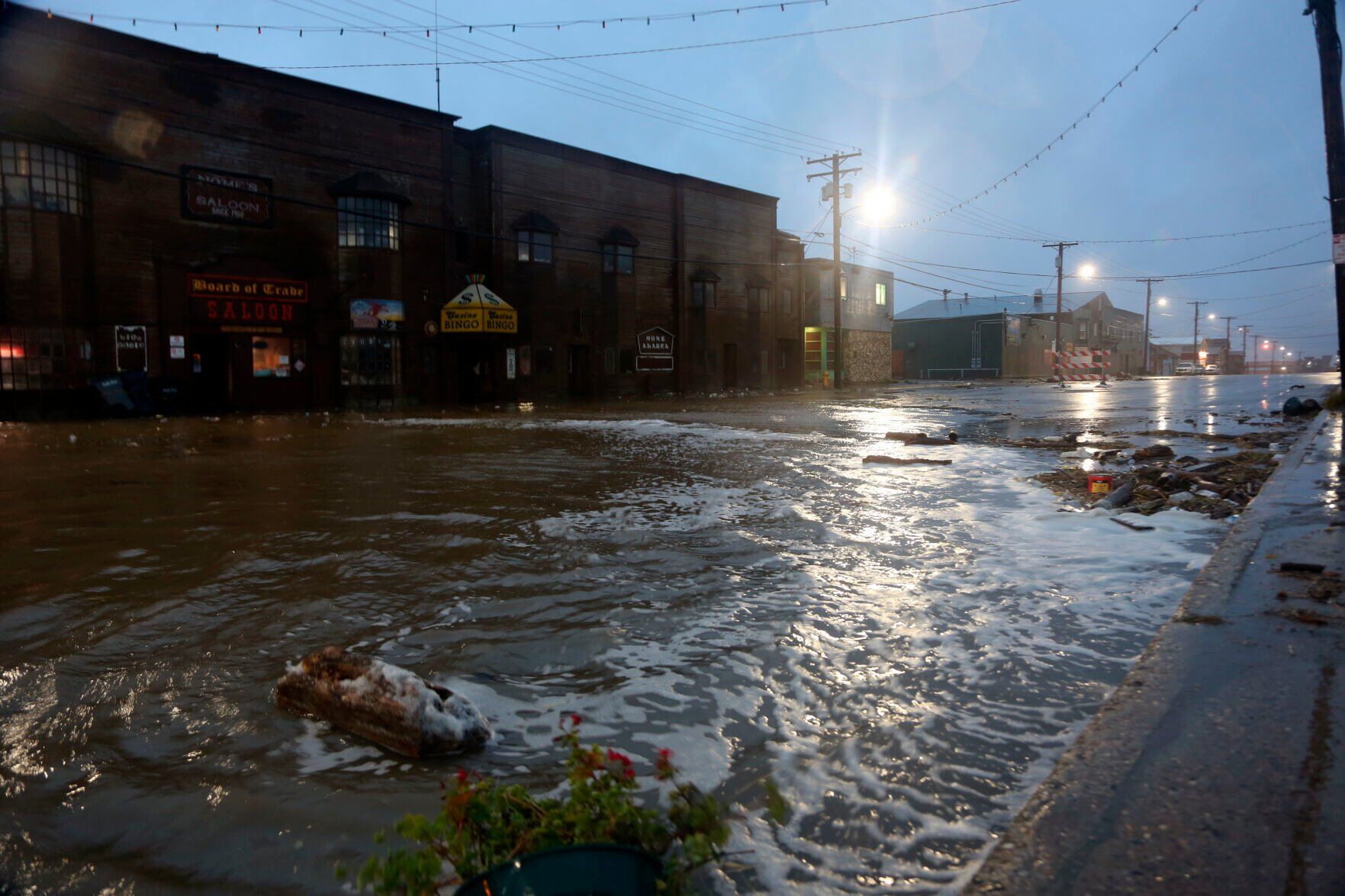 APTOPIX Alaska Coastal Flooding